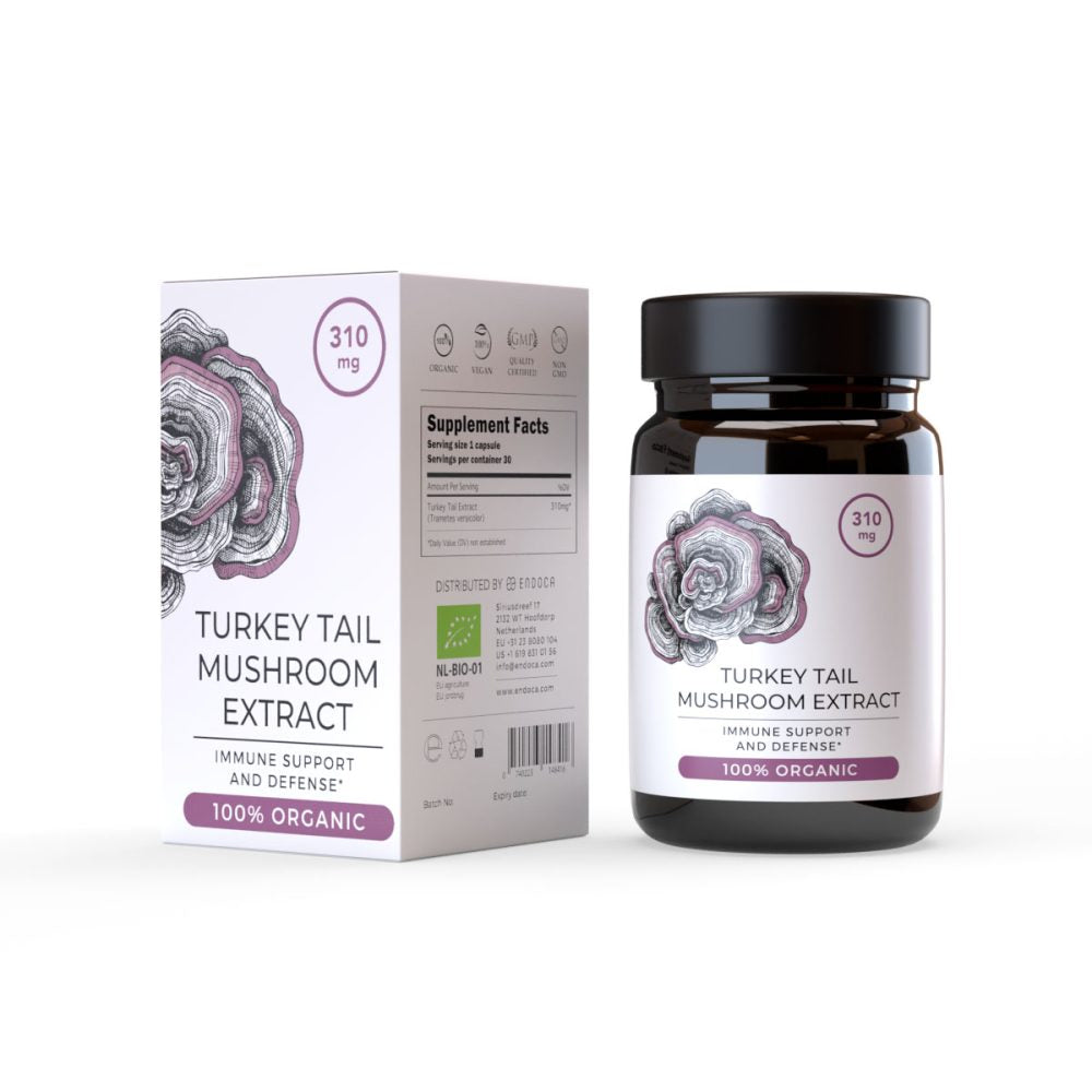 Endoca for Biogenix Turkey Tail Mushroom Extract Capsules